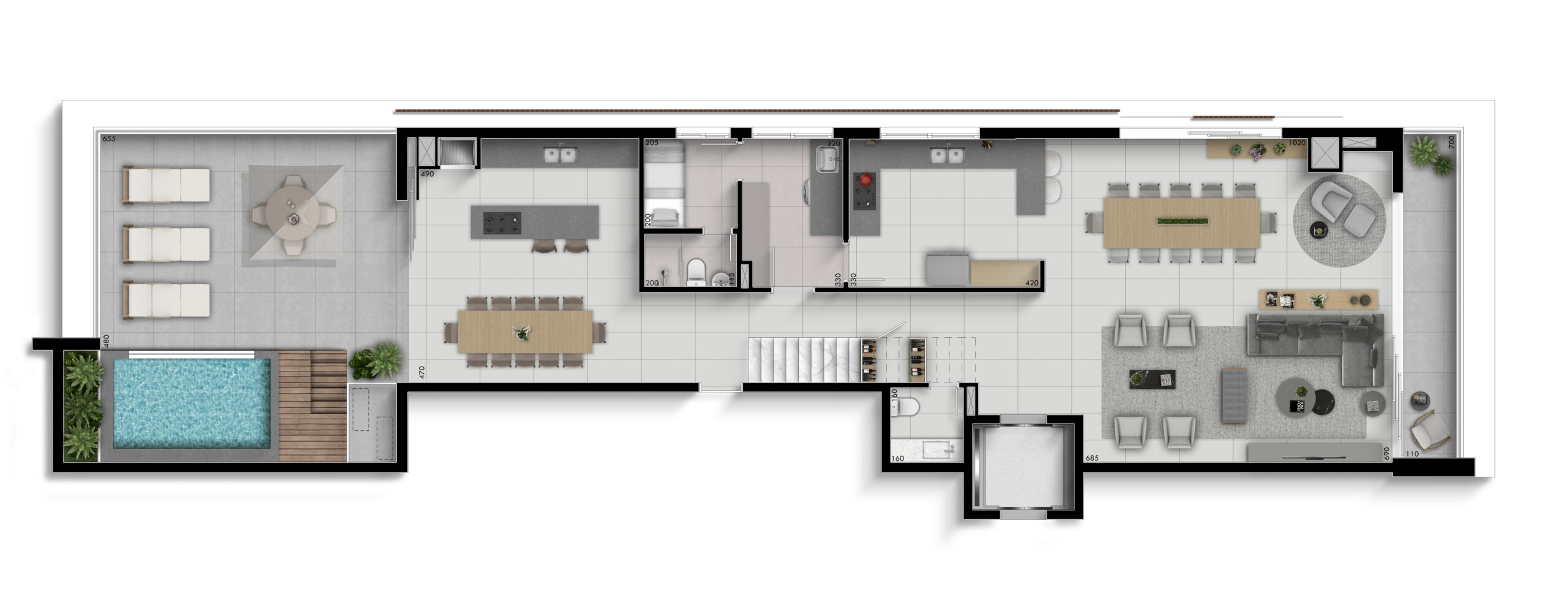 Duplex Natur — Pavimento Inferior — NIO